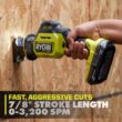 RYOBI ONE+ HP 18V Brushless Cordless Compact One-Handed Reciprocating Saw (Tool Only)