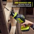 RYOBI ONE+ HP 18V Brushless Cordless Compact One-Handed Reciprocating Saw (Tool Only)