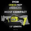 RYOBI ONE+ HP 18V Brushless Cordless Compact One-Handed Reciprocating Saw (Tool Only)