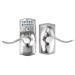 Schlage Camelot Satin Nickel Electronic Handle with Keypad