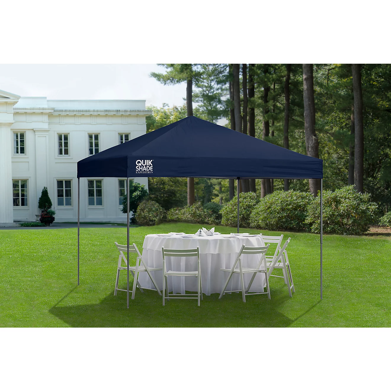 ShelterLogic Expedition Straight Leg 10 ft x 10 ft Pop-Up Canopy Tent - Blue Dark 01 ShelterLogic Expedition Straight Leg 10 ft x 10 ft Pop-Up Canopy Tent - Blue Dark 01 - Image 3