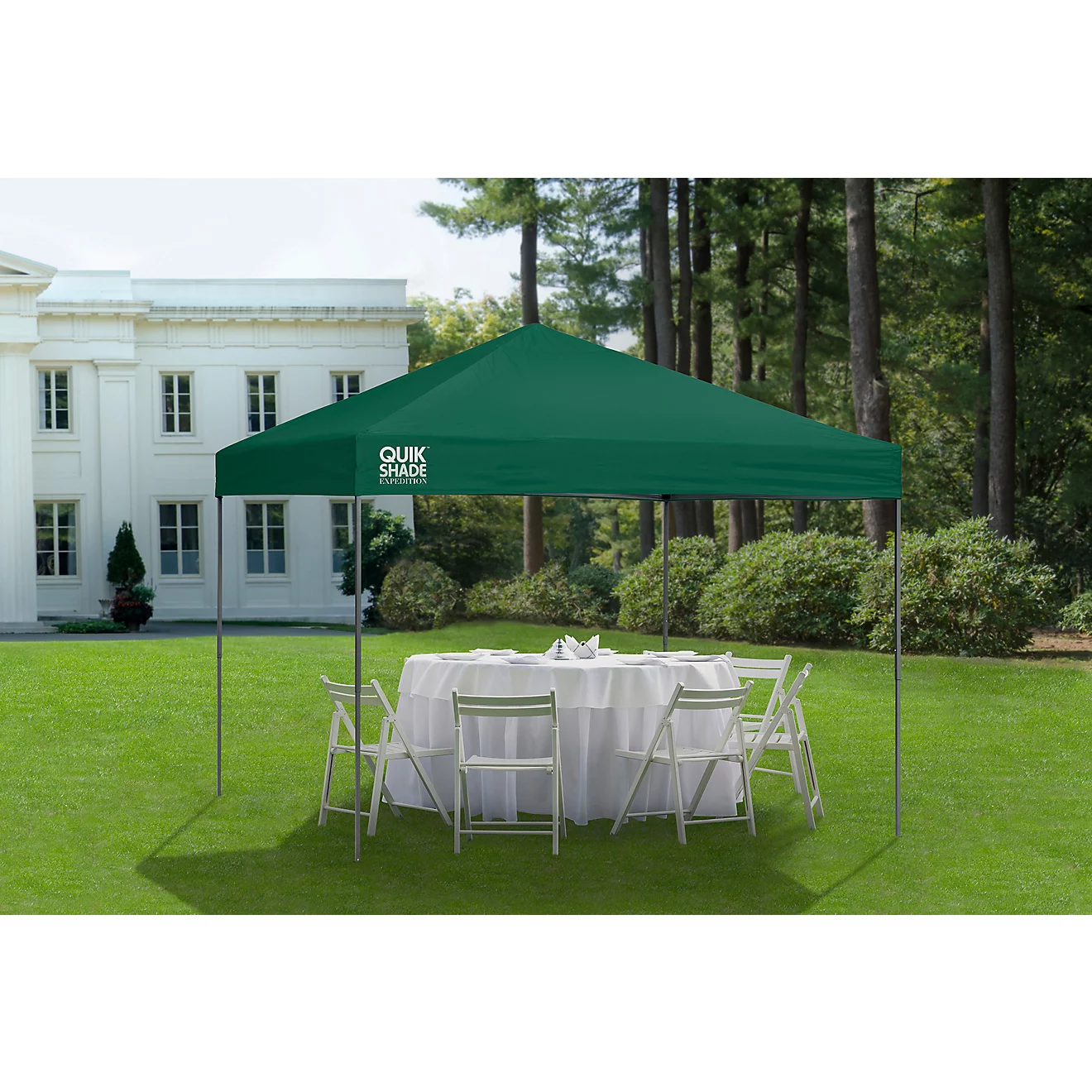 ShelterLogic Expedition Straight Leg 10 ft x 10 ft Pop-Up Canopy Tent - Green ShelterLogic Expedition Straight Leg 10 ft x 10 ft Pop-Up Canopy Tent - Green - Image 3