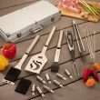 Cuisinart 20-Piece Deluxe Stainless Steel Grill Tool Set