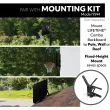 Lifetime 44 in Polycarbonate Basketball Backboard and Rim Combo