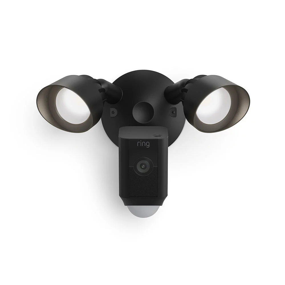 Ring Floodlight Cam Wired Plus - Smart Security Video Camera with 2 Motion-Activated LED Floodlights, 2-Way Talk, Color Night Vision, Black Ring Floodlight Cam Wired Plus - Smart Security Video Camera with 2 Motion-Activated LED Floodlights, 2-Way Talk, Color Night Vision, Black - Image 2