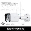 Geeni Hawk 3 Indoor/Outdoor 2-Camera Plug-in Micro Sd Security Camera System