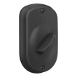 Schlage Plymouth Matte Black Electronic Deadbolt with Keypad