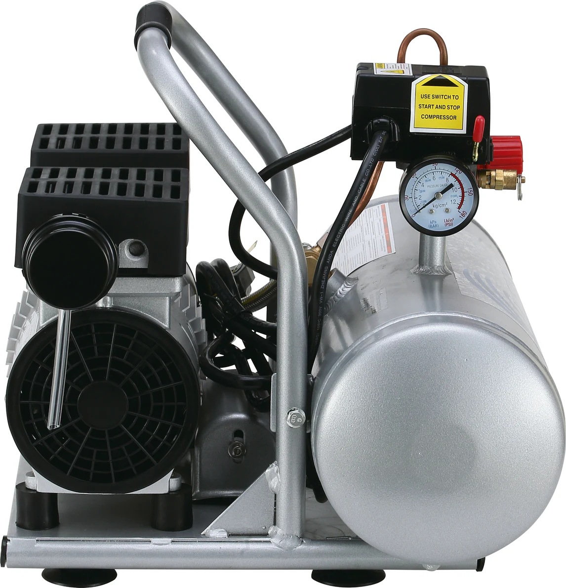 California Air Tools 2-Gallon Stationary Electric 120 PSI Horizontal Air Compressor California Air Tools 2-Gallon Stationary Electric 120 PSI Horizontal Air Compressor - Image 3