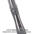 L'ANGE HAIR Le Curl Titanium Curling Wand, Professional Curling Iron for All Hair Types, Clip Free Hair Curler, Black 1.25” (32MM) L'ANGE HAIR Le Curl Titanium Curling Wand, Professional Curling Iron for All Hair Types, Clip Free Hair Curler, Black 1.25” (32MM)