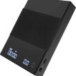 TIMEMORE Coffee Scale Basic 2.0 Electronic Espresso Scale with with Timer, 2000 Grams and Water Flow Rate and Timer Function