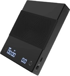 TIMEMORE Coffee Scale Basic 2.0 Electronic Espresso Scale with with Timer, 2000 Grams and Water Flow Rate and Timer Function
