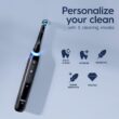 Oral-B iO Series 5 Rechargeable Electric Toothbrush with Visible Pressure Sensor to Protect Gums, Black