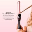 Beachwaver B1 Rotating Curling Iron - Automatic 1 Inch Ceramic Curling Iron, Dual Voltage (BW160) in Midnight Rose