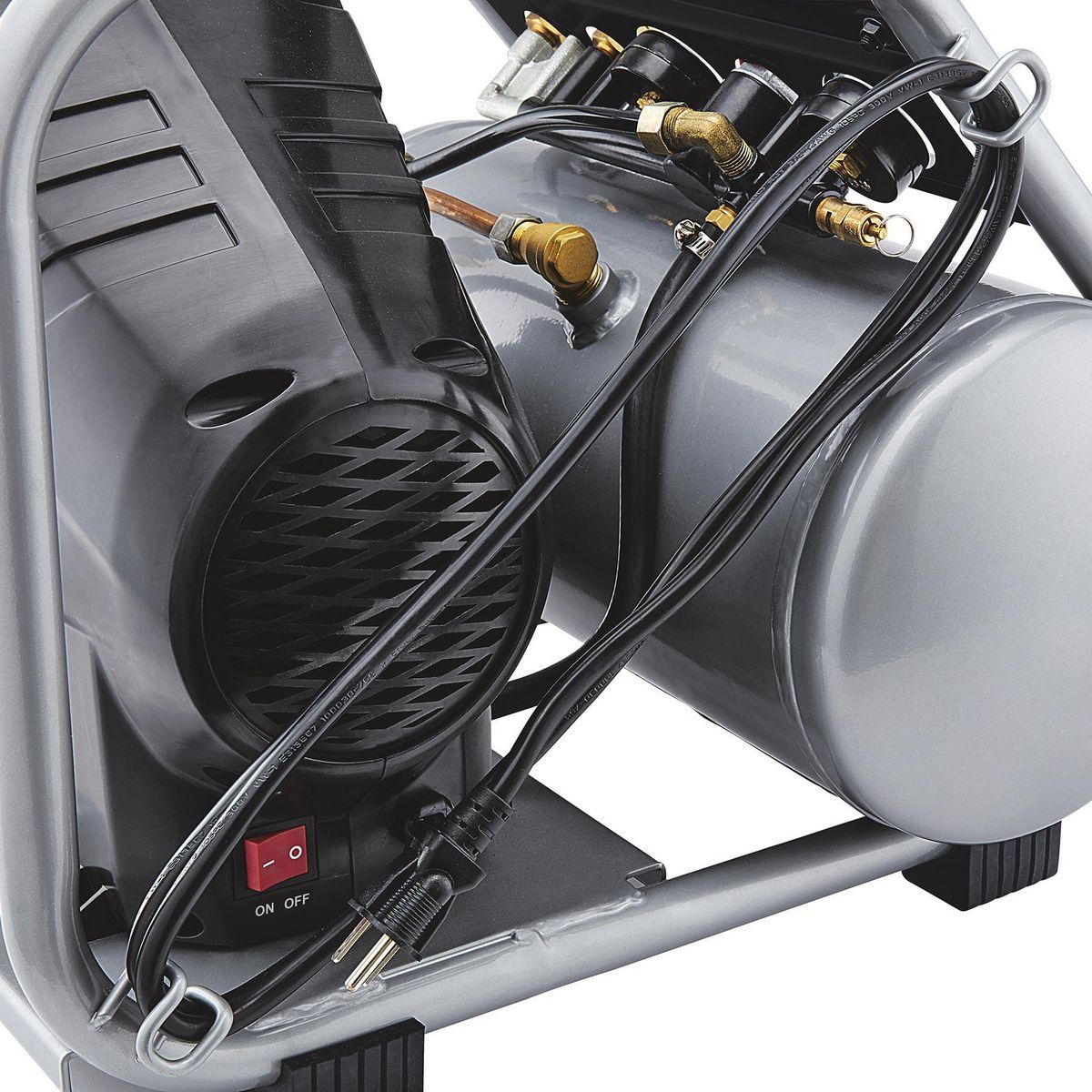 FORTRESS 4 Gallon, 200 PSI High Performance Oil-Free Hand Carry Jobsite Air Compressor FORTRESS 4 Gallon, 200 PSI High Performance Oil-Free Hand Carry Jobsite Air Compressor - Image 4