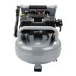 FORTRESS 6 Gallon, 150 PSI Ultra Quiet Oil-Free Pancake Jobsite Air Compressor