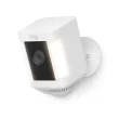 Ring Spotlight Cam Plus Battery - Smart Security Video Camera with 2 Motion-Activated LED Spotlights, 2-Way Talk, Color Night Vision, 2-Pack, White