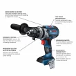 Bosch Connected ready 1/2-in Keyless Brushless Cordless Drill
