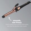 CONAIR INFINITIPRO Rose Gold Titanium 1-Inch Curling Iron, 1-inch barrel produces classic curls