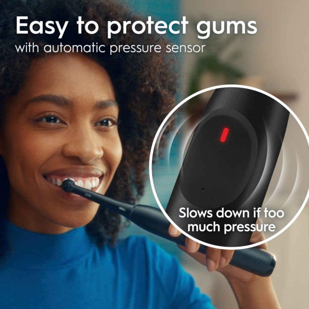Oral-B iO Series 2 Rechargeable Electric Powered Toothbrush, Night Black with 1 Gentle Care Brush Head Oral-B iO Series 2 Rechargeable Electric Powered Toothbrush, Night Black with 1 Gentle Care Brush Head - Image 7