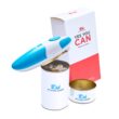 Kitchen Mama Auto Electric Can Opener – Automatic, Hands Free, Smooth Edge, Battery Operated (Sky Blue)