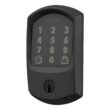 Schlage Encode Greenwich Matte Black Smart Lock Electronic Deadbolt with Wifi Bluetooth Touchscreen Keypad
