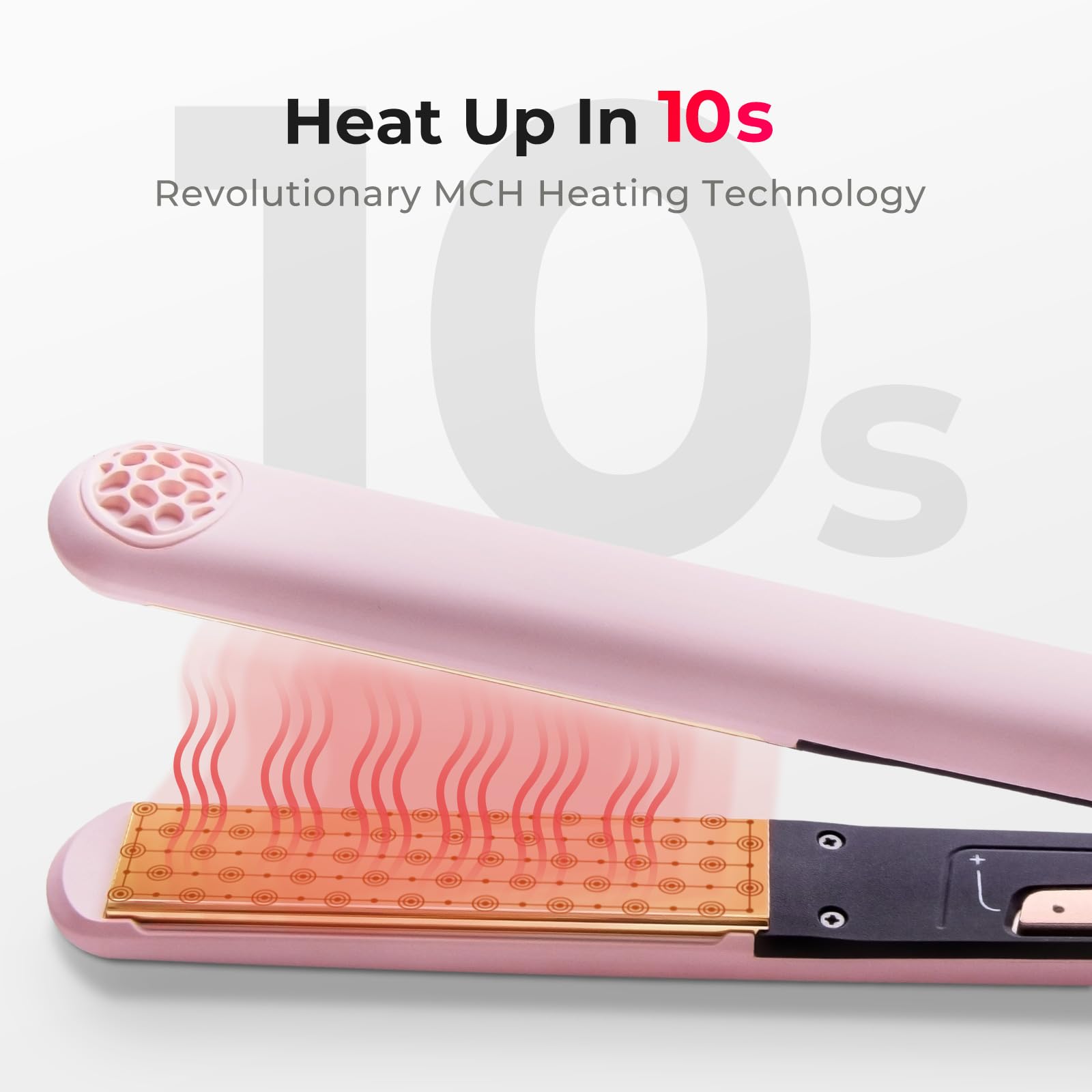 TYMO Flat Iron Hair Straightener and Curler 2 in 1 with 10s Fast Heating, 1 Inch Professional Titanium Straightening Curling Iron TYMO Flat Iron Hair Straightener and Curler 2 in 1 with 10s Fast Heating, 1 Inch Professional Titanium Straightening Curling Iron - Image 4