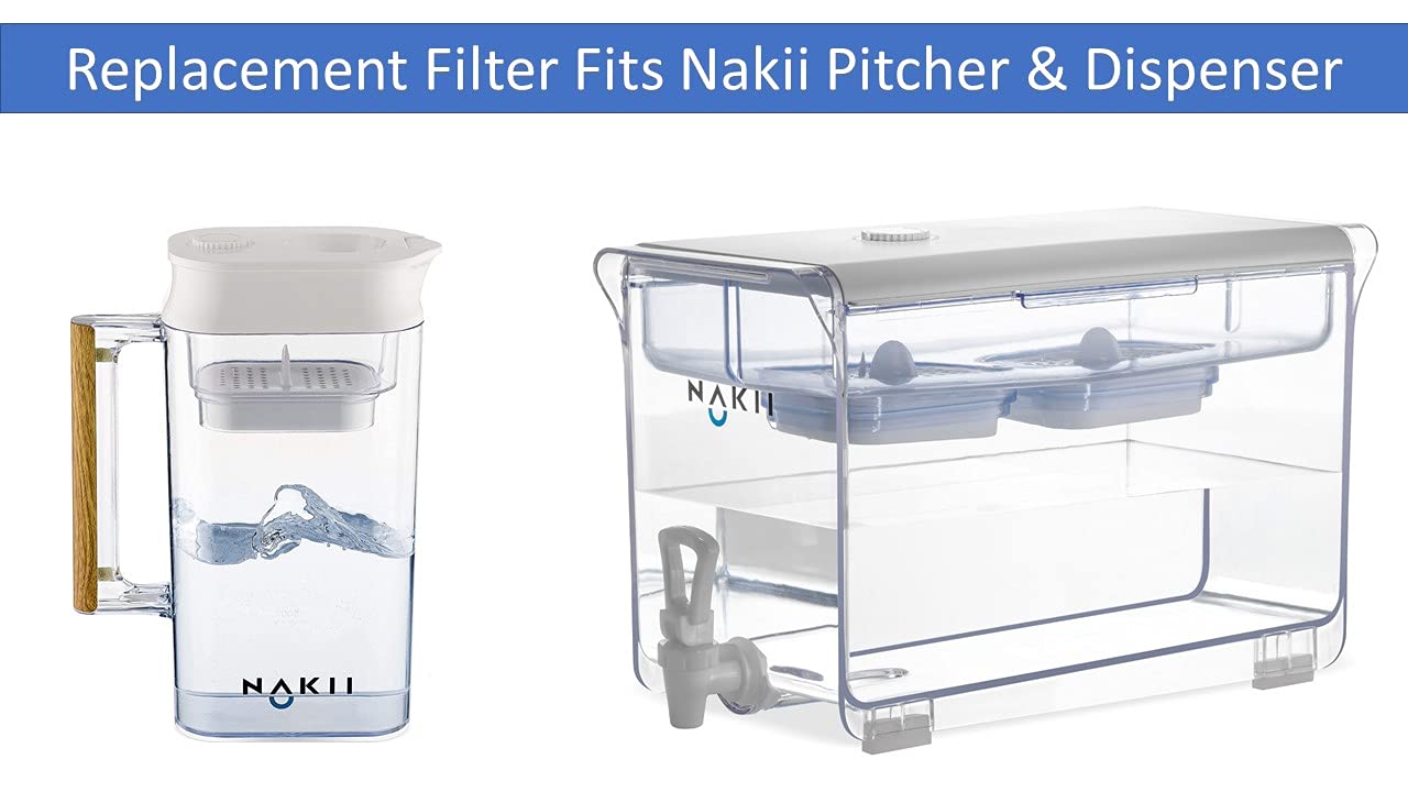 Nakii Water Pitcher Replacement Filter for NFP-100, 3 Count Nakii Water Pitcher Replacement Filter for NFP-100, 3 Count - Image 3