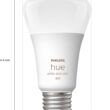 Philips Hue A19 LED Smart Light Bulb - White and Color Ambiance - 60W Indoor Light Bulb, 3 Pack