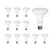 Sylvania LED Flood BR30 Light Bulb, 65W = 9W, 650 Lumens, Dimmable, 2700K, Soft White - 12 Pack (41262)