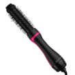REVLON One-Step Root Booster Round Blow Dryer Brush and Hair Styler, Boost Roots, 1 ½ inch Barrel (Black)