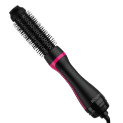 REVLON One-Step Root Booster Round Blow Dryer Brush and Hair Styler, Boost Roots, 1 ½ inch Barrel (Black)