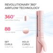 TYMO Airflow Curling Iron for Lasting Curls, Flat Iron Hair Straightener and Curler 2 in 1, Anti-Scald Ionic Curling Wand 1.25 Inch, Pink TYMO Airflow Curling Iron for Lasting Curls, Flat Iron Hair Straightener and Curler 2 in 1, Anti-Scald Ionic Curling Wand 1.25 Inch, Pink
