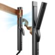TYMO Airflow Styler 2.0 Curling Iron - Flat Iron Hair Straightener and Curler 2 in 1, 1.25 Inch Ionic Curling Wand, Black