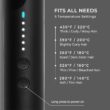 TYMO Airflow Styler 2.0 Curling Iron - Flat Iron Hair Straightener and Curler 2 in 1, 1.25 Inch Ionic Curling Wand, Black