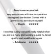 L'ANGE HAIR Le Curl Titanium Curling Wand, Professional Curling Iron for All Hair Types, Clip Free Hair Curler, Black 1.25” (32MM) L'ANGE HAIR Le Curl Titanium Curling Wand, Professional Curling Iron for All Hair Types, Clip Free Hair Curler, Black 1.25” (32MM)