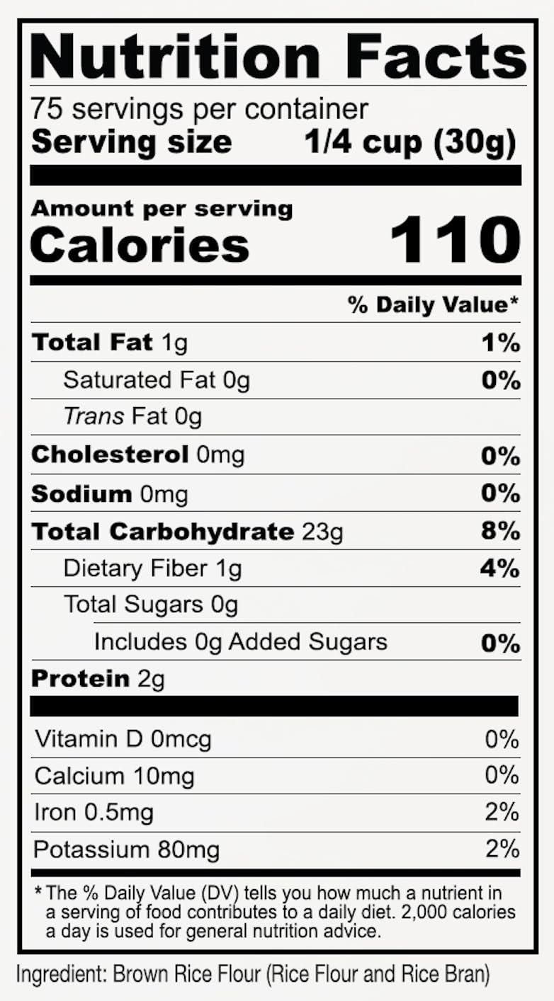 Anthony's Brown Rice Flour, 5 lb, Gluten Free, Non GMO, Product of USA, Vegan Anthony's Brown Rice Flour, 5 lb, Gluten Free, Non GMO, Product of USA, Vegan - Image 7