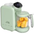 Chefhandy Baby Food Maker, 5 in 1 Baby Food Processor with Steaming Basket, Auto Cooking & Grinding (Green)