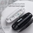 AquaSonic DUO PRO – Ultra Whitening 40,000 VPM Electric ToothBrushes – ADA Accepted - 4 Modes with Smart Timers