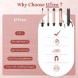 Ufree 5 in 1 Curling Iron with Interchangeable Ceramic Barrels (0.35"-1.25"), Curling Wand Set with Flat Iron Hair Straightener, Women Gifts Ufree 5 in 1 Curling Iron with Interchangeable Ceramic Barrels (0.35"-1.25"), Curling Wand Set with Flat Iron Hair Straightener, Women Gifts