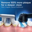 Oral-B iO Series 2 Rechargeable Electric Powered Toothbrush Starter Kit, Night Black with 2 Brush Heads