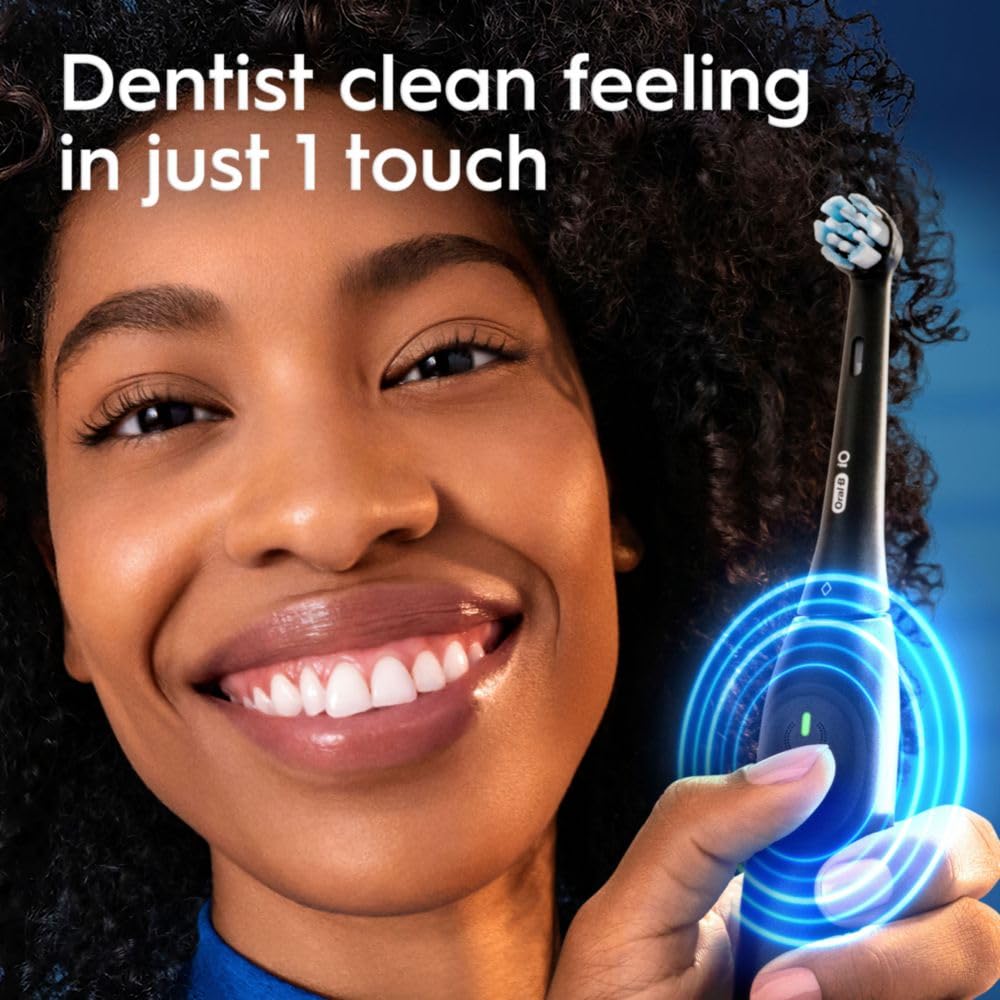 Oral-B iO Series 2 Rechargeable Electric Powered Toothbrush, Night Black with 1 Gentle Care Brush Head Oral-B iO Series 2 Rechargeable Electric Powered Toothbrush, Night Black with 1 Gentle Care Brush Head - Image 8