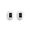 Ring Spotlight Cam Plus Battery - Smart Security Video Camera with 2 Motion-Activated LED Spotlights, 2-Way Talk, Color Night Vision, 2-Pack, White
