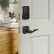 Yale Assure Lock 2 Black Suede Smart Lock Electronic Deadbolt with Wifi Bluetooth Keypad
