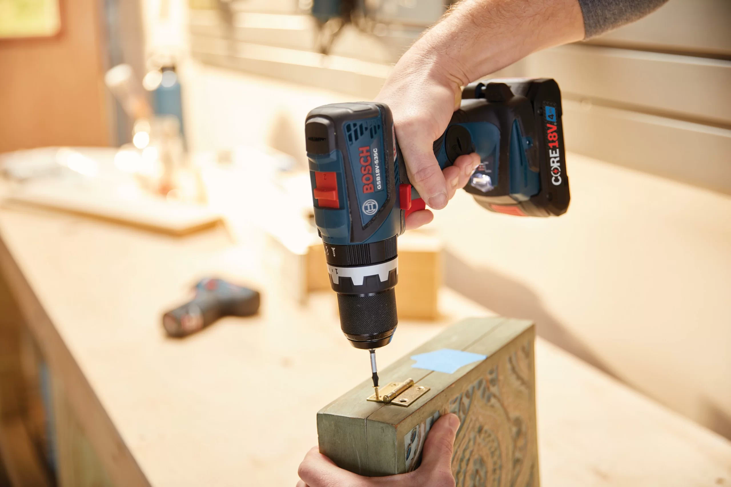 Bosch GSB18V-535CN 18-volt 1/2-in Keyless Brushless Right Angle Cordless Drill Bosch GSB18V-535CN 18-volt 1/2-in Keyless Brushless Right Angle Cordless Drill - Image 6
