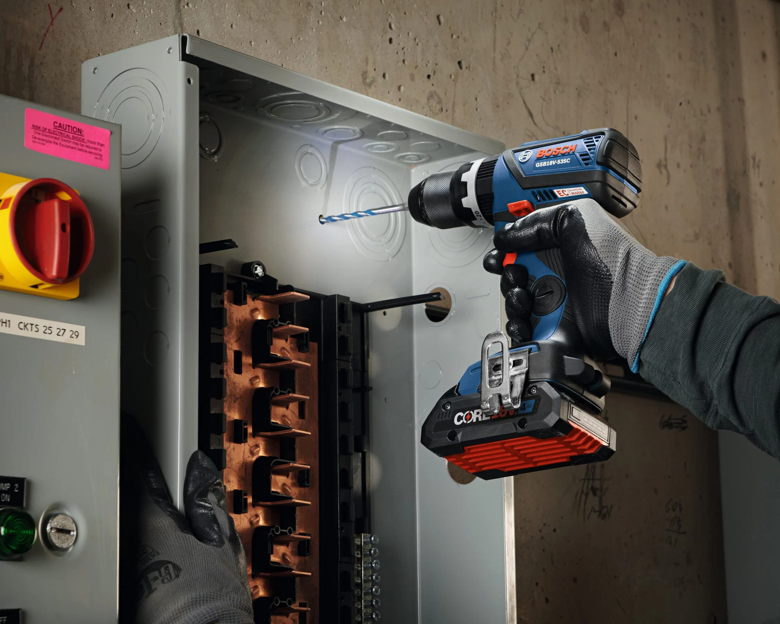 Bosch GSB18V-535CN 18-volt 1/2-in Keyless Brushless Right Angle Cordless Drill Bosch GSB18V-535CN 18-volt 1/2-in Keyless Brushless Right Angle Cordless Drill - Image 5