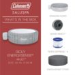 Bestway 180 Jet 7-Person Inflatable Round Hot Tub (Cover Included)