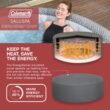 Bestway 180 Jet 7-Person Inflatable Round Hot Tub (Cover Included)