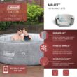 Bestway 180 Jet 7-Person Inflatable Round Hot Tub (Cover Included)