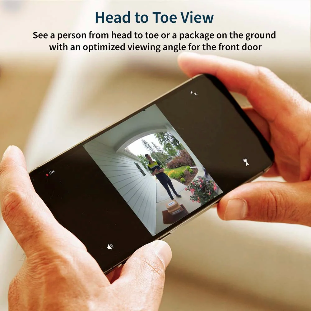 Arlo 2nd Generation Wi-Fi Compatible Smart Video Doorbell in White Arlo 2nd Generation Wi-Fi Compatible Smart Video Doorbell in White - Image 8