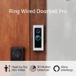 Ring Wired Doorbell Pro - Smart WiFi Video Doorbell Cam with Head-to-Toe HD Video, Bird's Eye View, and 3D Motion Detection Ring Wired Doorbell Pro - Smart WiFi Video Doorbell Cam with Head-to-Toe HD Video, Bird's Eye View, and 3D Motion Detection